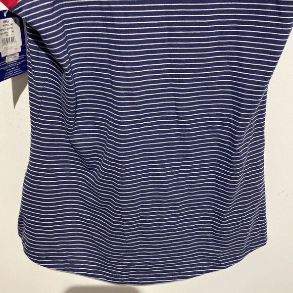 Champion Women's Multicolor Heritage V-Neck Ring Stripe Tank Top Size XS NWT - Picture 6 of 8